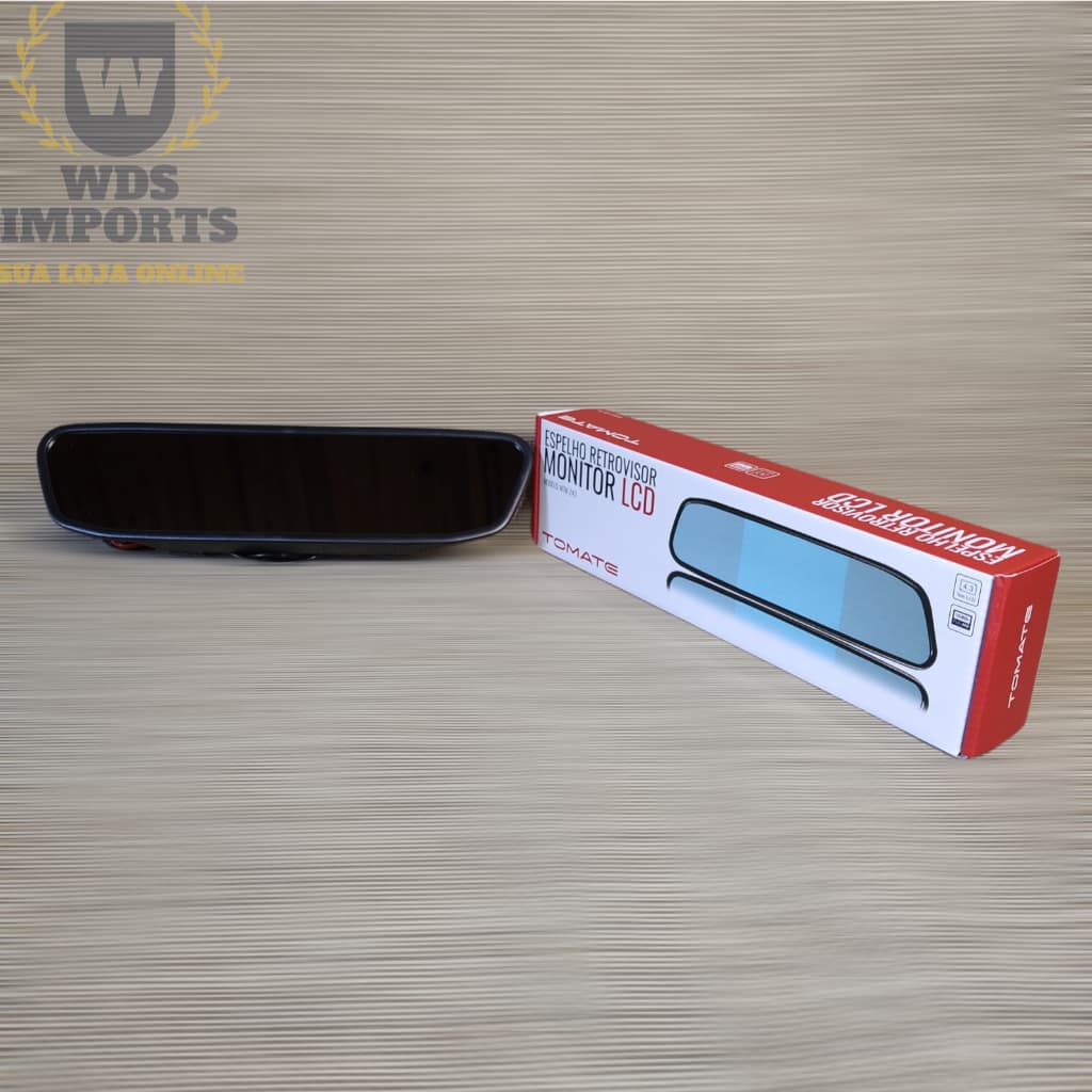 Espelho Retrovisor com Tela LCD para Câmera de ré