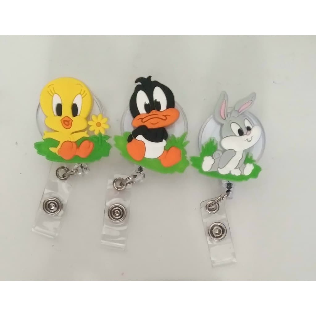Porta crachá retratil personalizado Piu piu pernalonga patolino
