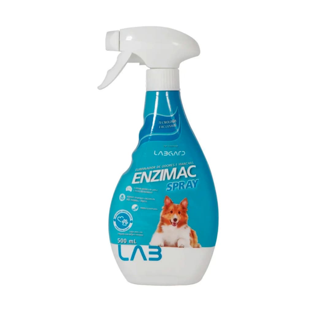 Enzimac Spray 500ml - Eliminador de Odores e Manchas - Labgard