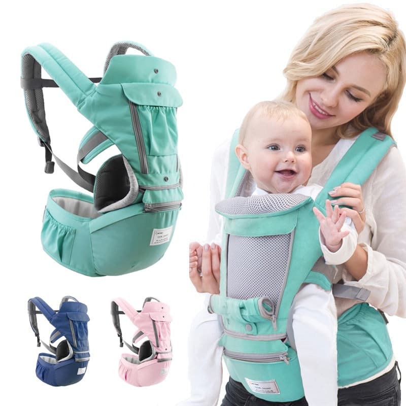 Mochila Canguru Maternidade Bebê Bolsa Carregar Conforto Suporte Costas Passeio ref: A6612