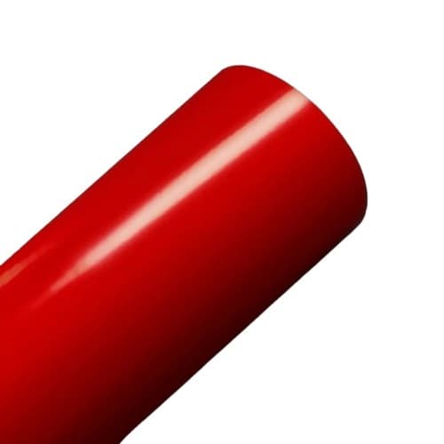 Bobina Vinil Adesivo StarTak Premium Vermelho Vivo 1m x 0,30cm Recorte Envelopamento Carros e Móveis