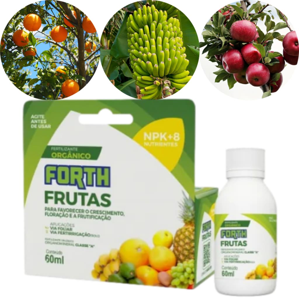 Fertilizante Para Frutas Concentrado 60ml Forth