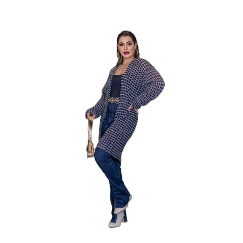 Kit Cardigan 3 Unidades Kimono Blusas Femininas Blusa Cardigan tricô