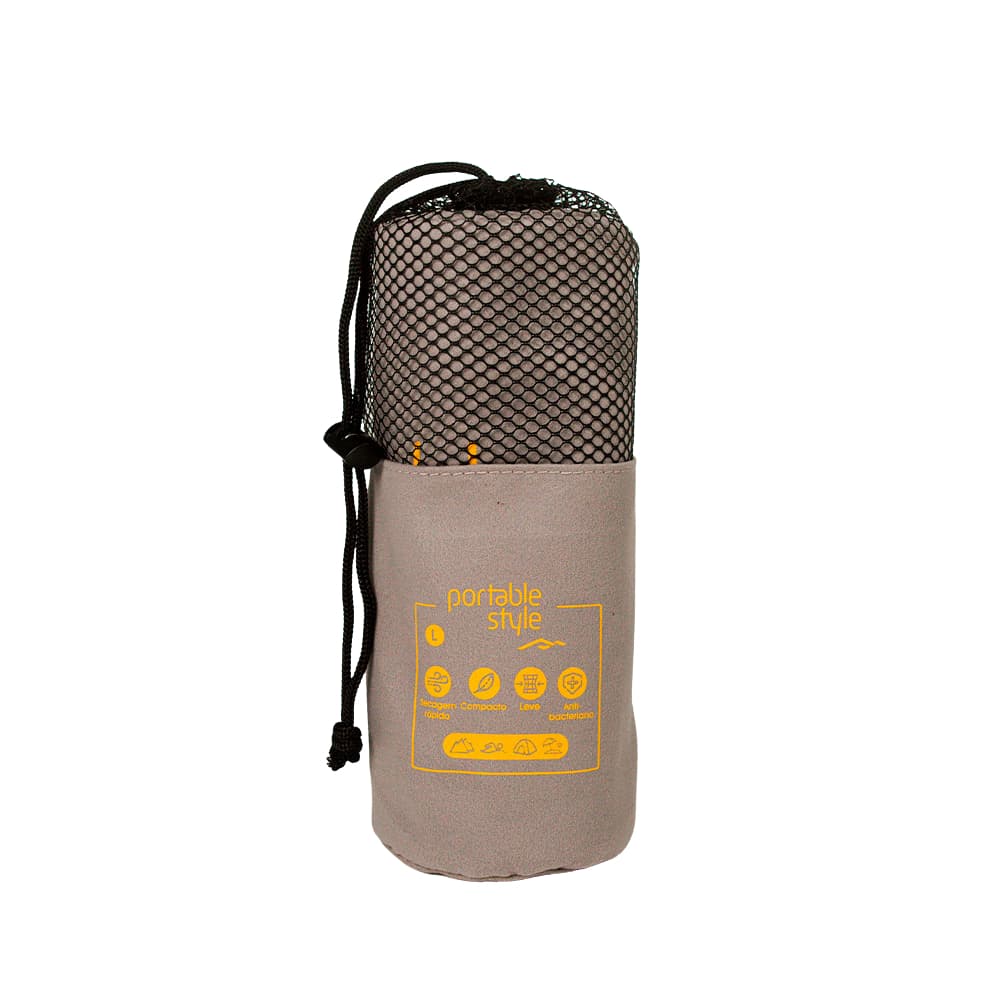 Toalha Microfibra Viagem Inodoro Antibacteriano Seca Rápido Praia Camping Ultraleve Portable Style