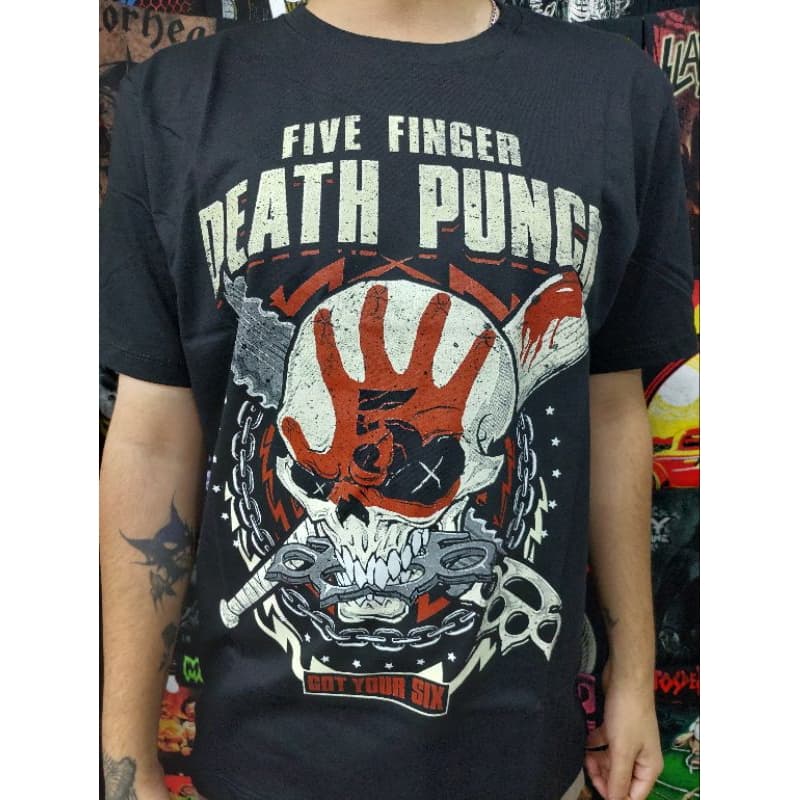 Camiseta Five Finger Death Punch Brutal Wear camiseta de banda camiseta de rock metal