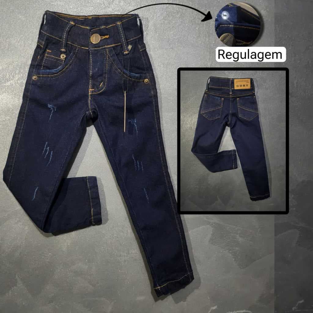 calça jeans infantil menino , premium 01 ao 16 anos
