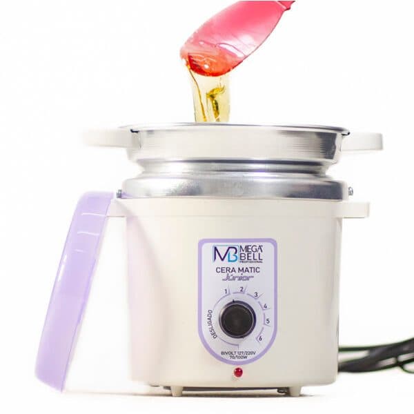 Termocera Aquecedor de Cera Junior 400g  Bivolt Com Refil Branca com Lilás (7114 MB)