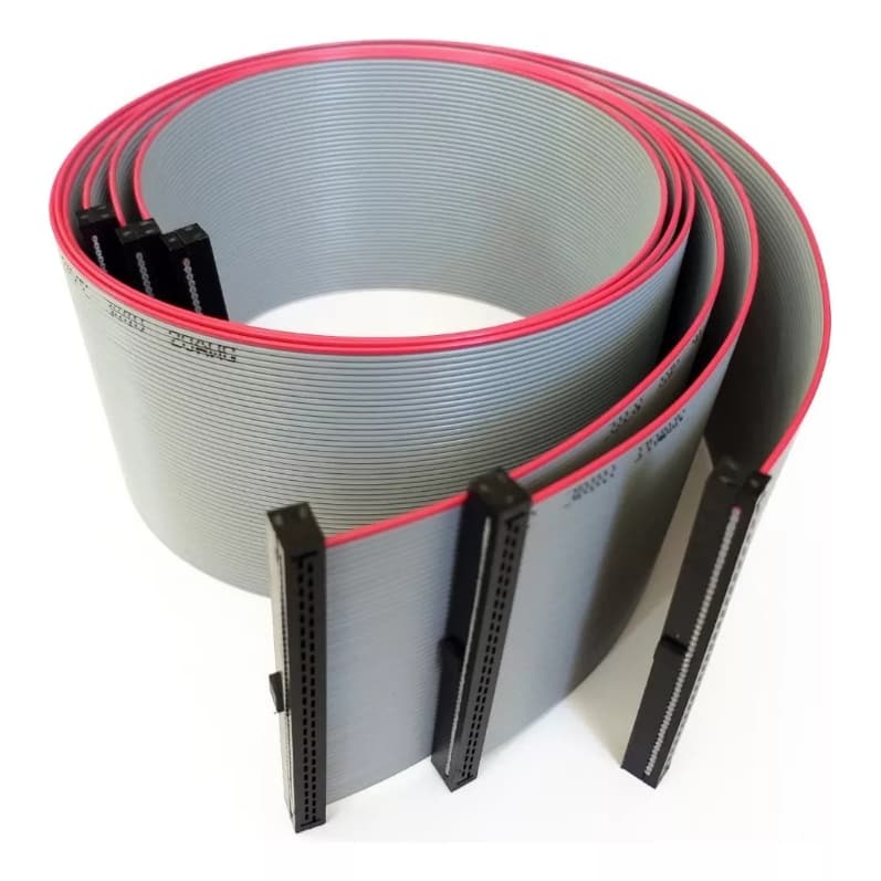 2 Cabos Flat 50 Vias 330mm (33CM) P/ Inversor Weg Cfw11 Cfw700 300v