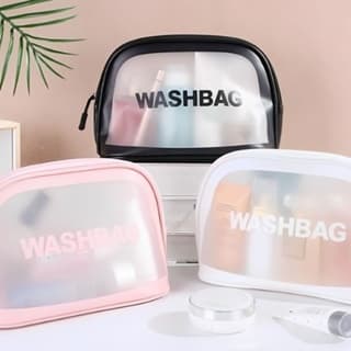 Necessaire para Maquiagem, Remédio, Higiene pessoal Transparente a prova d'água pequeno