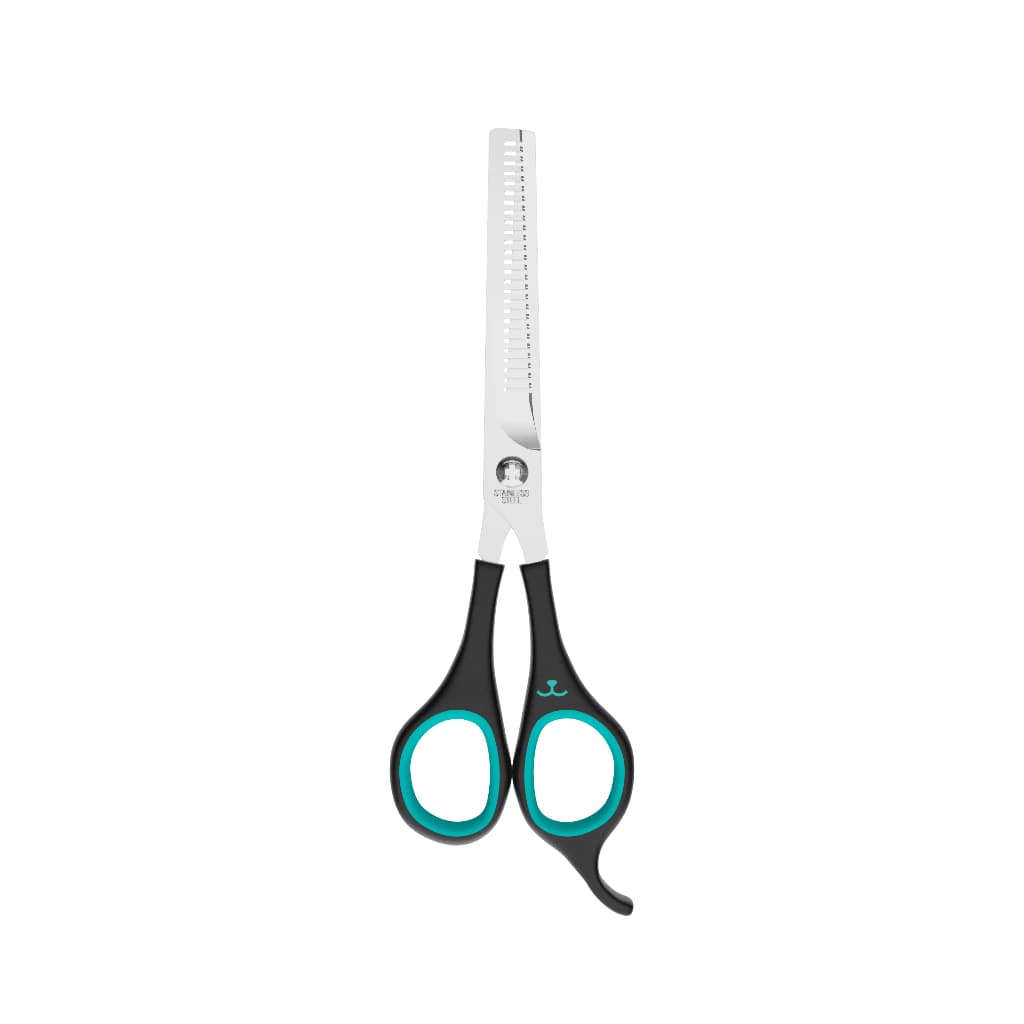 Tesoura Banho Tosa Semi-dentada 7 Laser Profissional Propetz