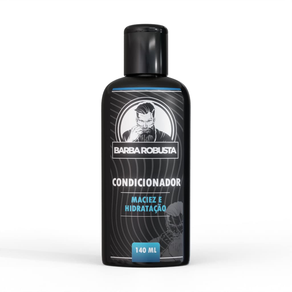 Condicionador Barba Robusta Hidratação e Brilho para Cuidado Diário na Barba