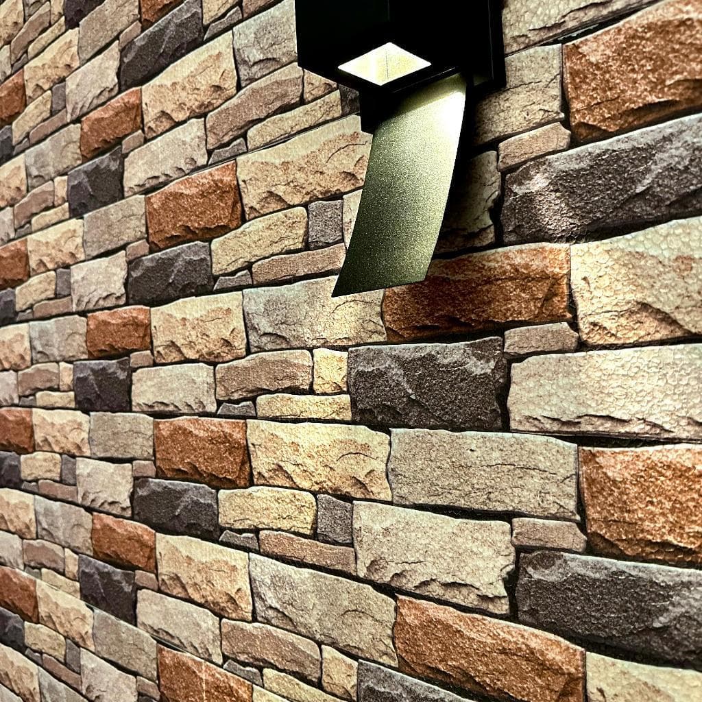 Kit 10 Placas Revestimento EPS 3d Alto Relevo Textura Decorativa 50x50cm