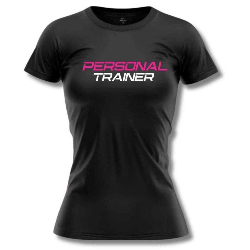 Camiseta Baby Look Personal trainer Dry fit Personalize com seu nome
