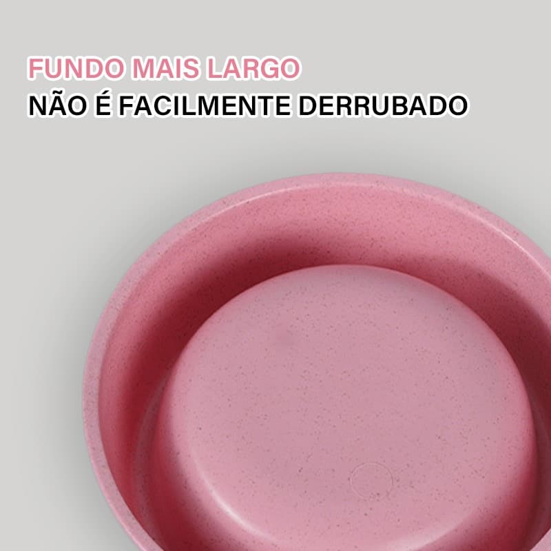 Comedouro Bebedouro Plástico Para Pet Cachorro Gato Porte Médio/Pequeno/Grande