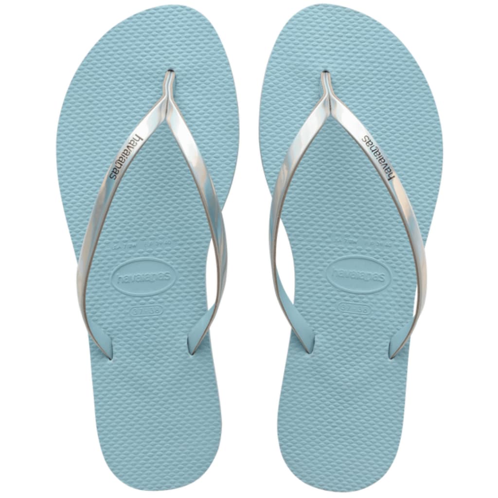 Rasteirinha Havaianas You Metallic Shine Vinil Glitter Rosa Crocus Rose Preta Metálica Bege Palha