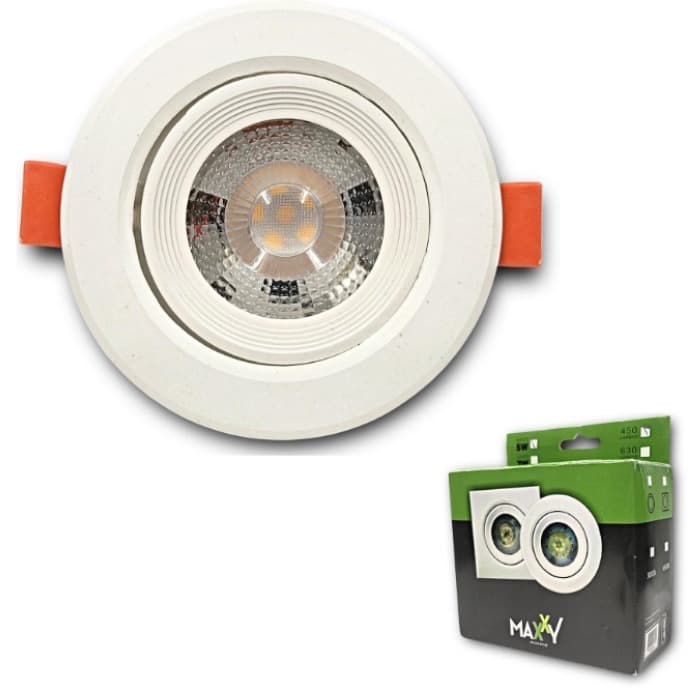 Spot Dicroica Redondo Direcionável LED SMD 3W  (6500K)