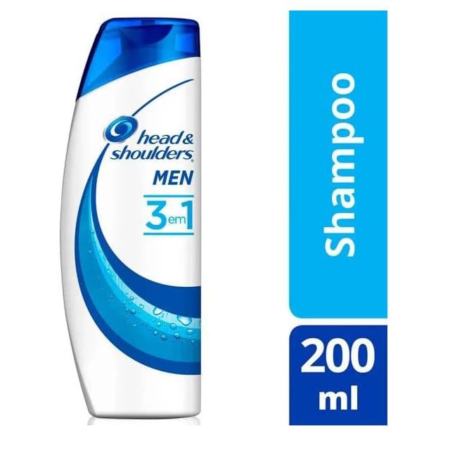 Shampoo Head e Shoulders Anticaspa 3 em 1 Men 200ml
