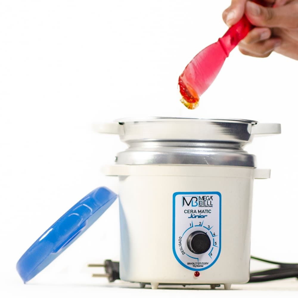 Termocera Aquecedor de Cera Junior 400g  Bivolt - Com refil Branca com Azul (7116 MB)