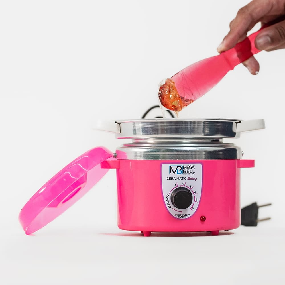 Aquecedor de Cera Termocera 200g - Bivolt Com Refil Corpo Rosa (7196 MB)