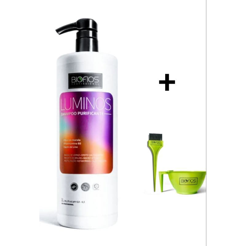 Shampoo Lavatório Luminos Limpeza Profunda + Pote e Pincel