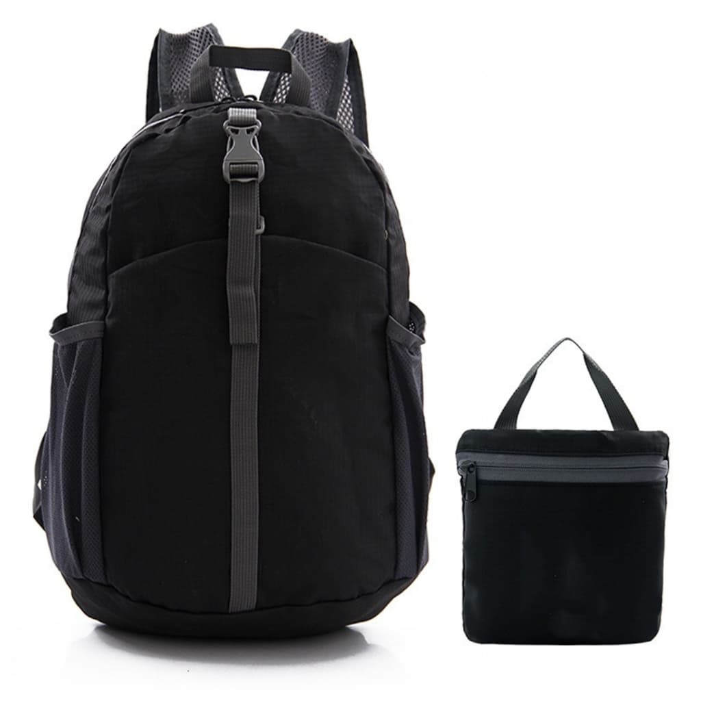 Mochila Dobrável impermeável a prova dagua material nylon resistente para passeios trilhas esportes