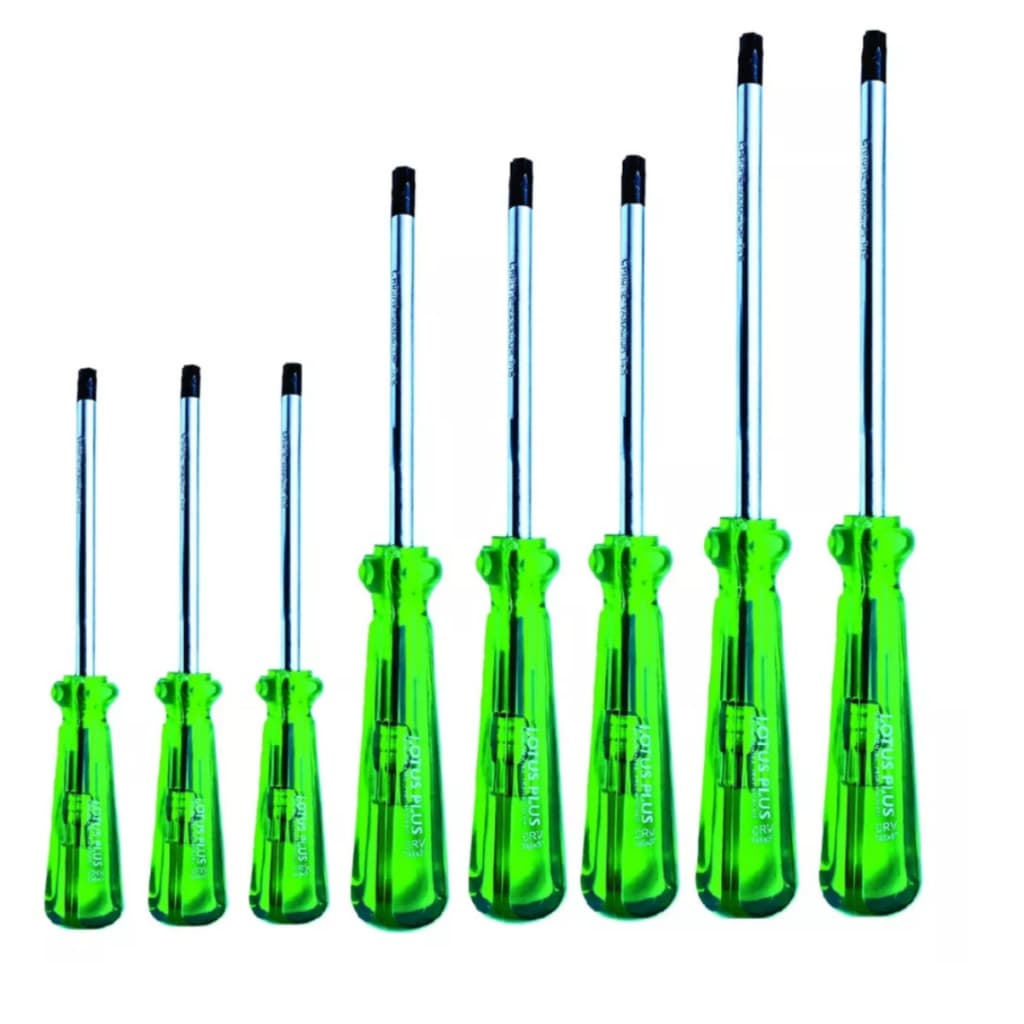 Kit Jogo Chaves Torx 8 Peça Imantada T8 Ao T40 Cromo Vanadio