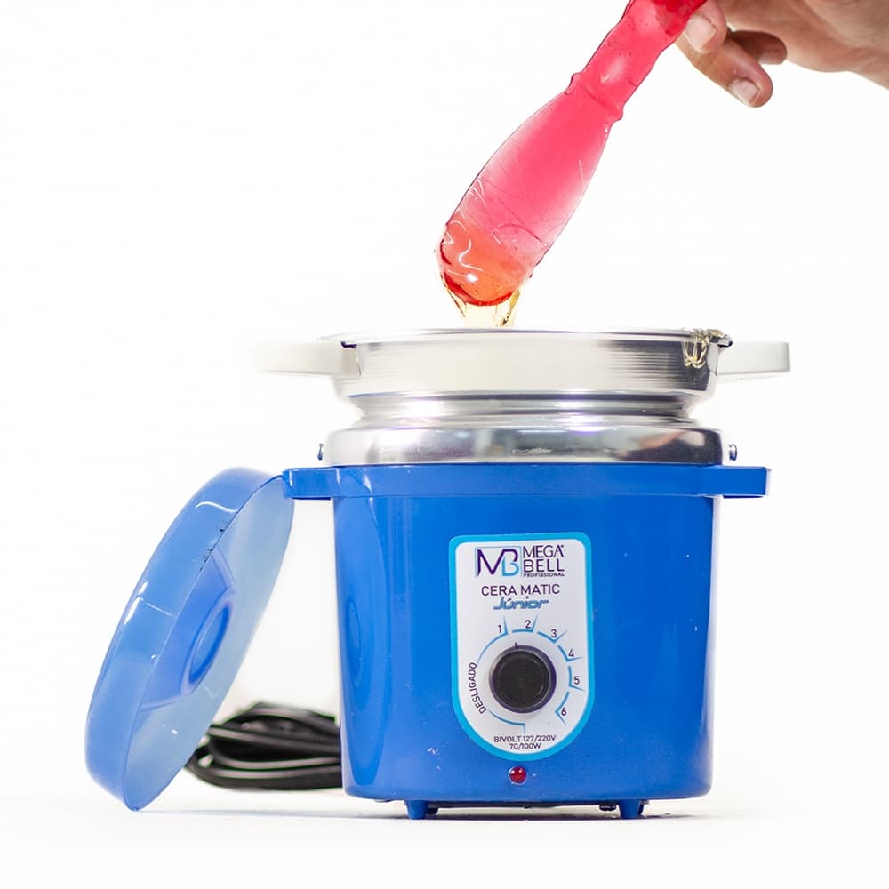 Termocera Aquecedor de Cera Junior 400g  Bivolt - Com refil Corpo Azul (7118 MB)