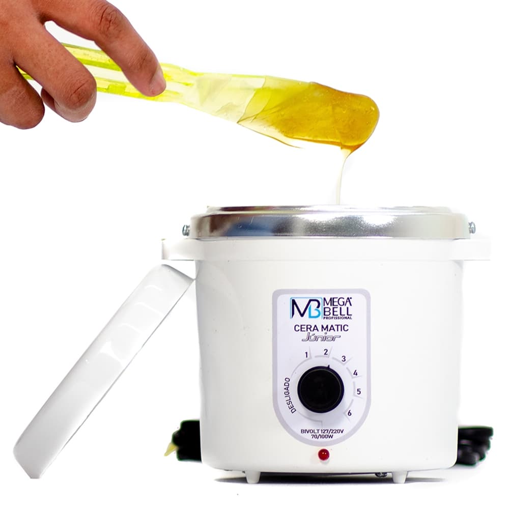 Termocera Aquecedor De Cera 400g Bivolt Sem Refil Toda Branca - Mega Bell (7206 MB)