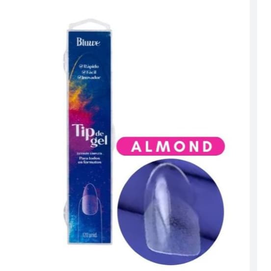 Tip de Gel Almod para Unhas Extensão Completa 120 und - Bluwe