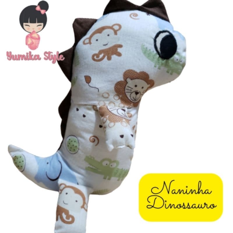Naninha Cachorrinho, naninha dinossauro, naninha de tecido