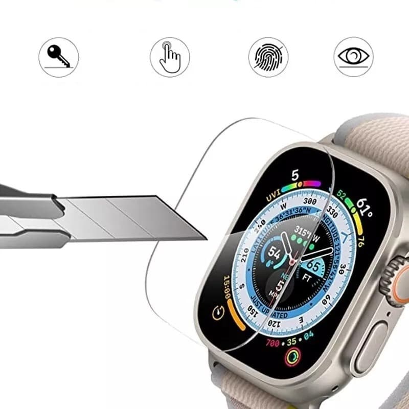 Película De Vidro Para Relógio Smartwatch  Watch Ultra 49mm Proteção de Tela