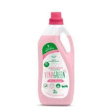 Vinagreen Flores Rosas Branca Amaciante 100% Vegano 2 Litros hipoalergênico