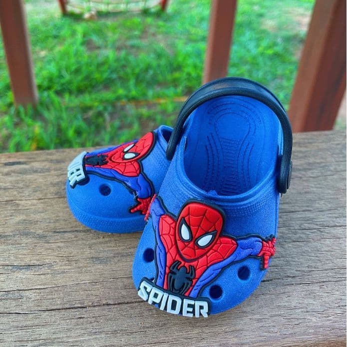 Babuche Sandália Infantil Menino Herói Aranha 19 Ao 32