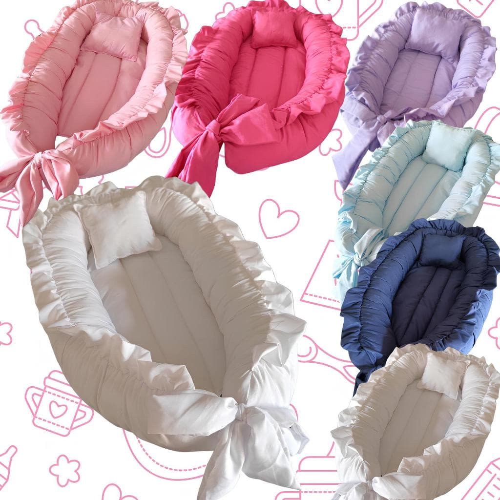 Ninho Redutor De Berço, Varias cores Conforto e Elegancia Para Seu Bebe.
