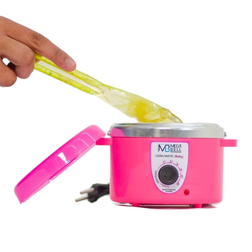 Aquecedor de Cera Termocera 150g - Bivolt Sem Refil Corpo Rosa (7194 MB)