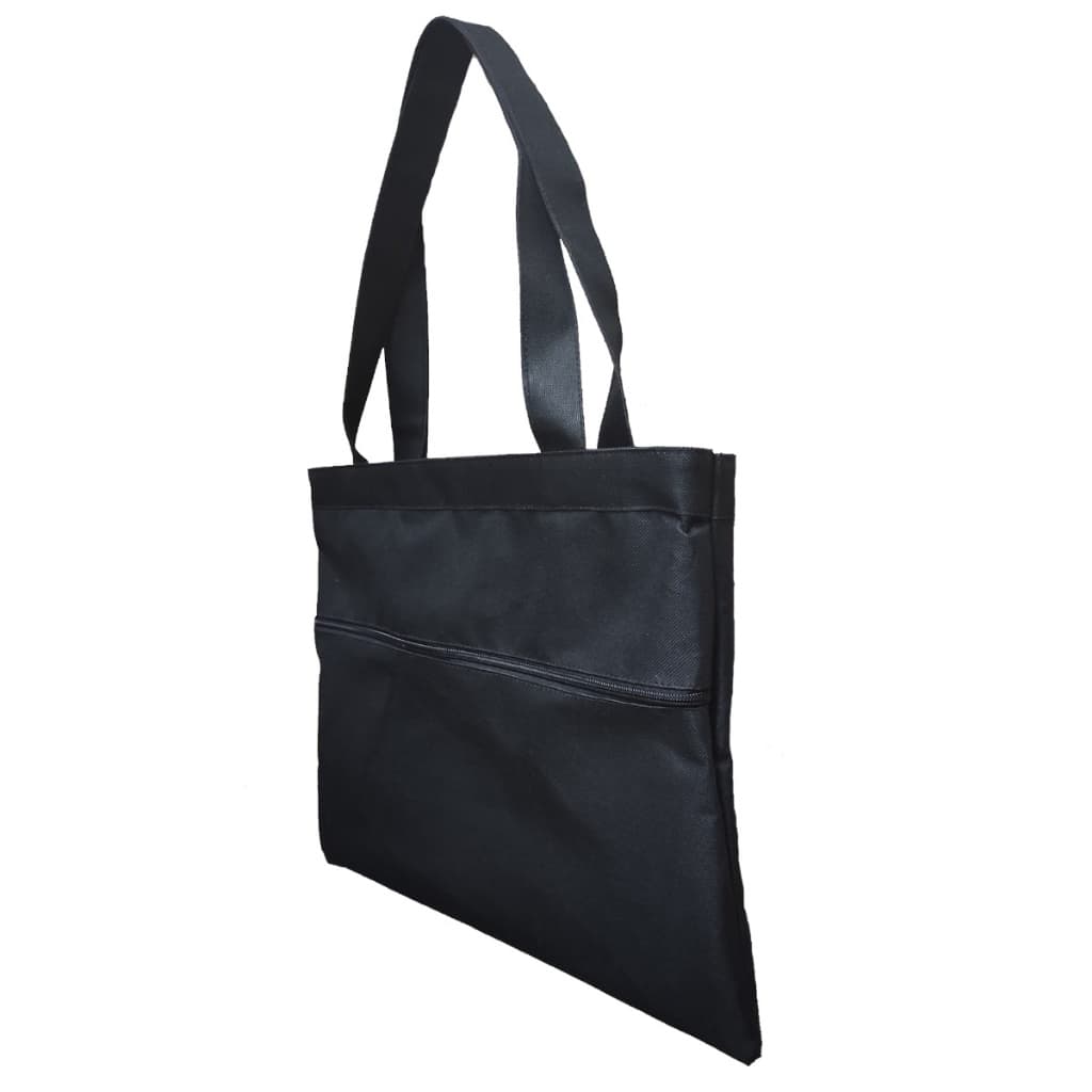 Bolsa sacola feminina simples 30x40 em lona com bolso nacional