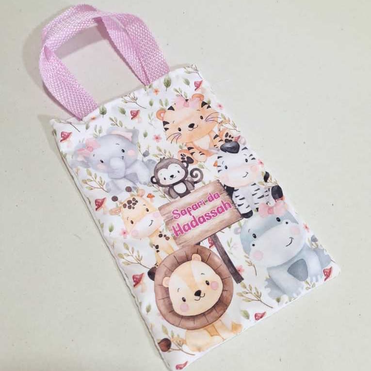 Kit Ecobag personalizada 25x17  temas variados 5,10 e 15 unidades