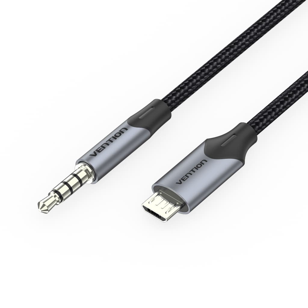 Cabo Audio Auxiliar Micro USB para P2 TRRS 1 Metro BDGBF