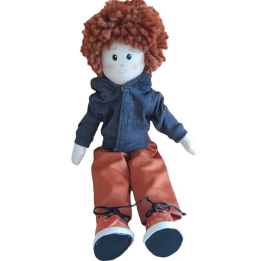 Boneco de Pano Maycon com Blusão capuz