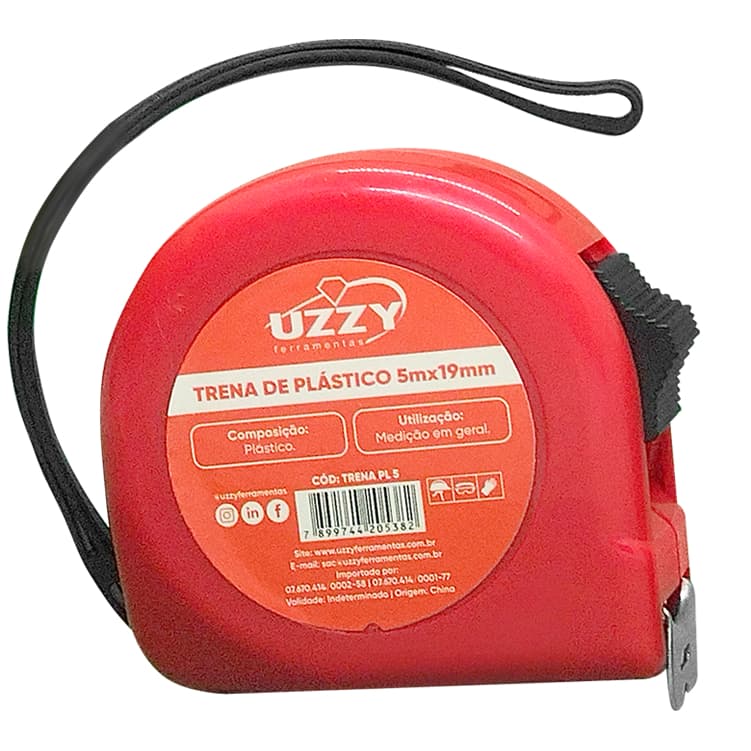 12 trenas plástico Uzzy- caixa fechada- para logista- revendedor- 3m ou 5 metros revenda e lucre