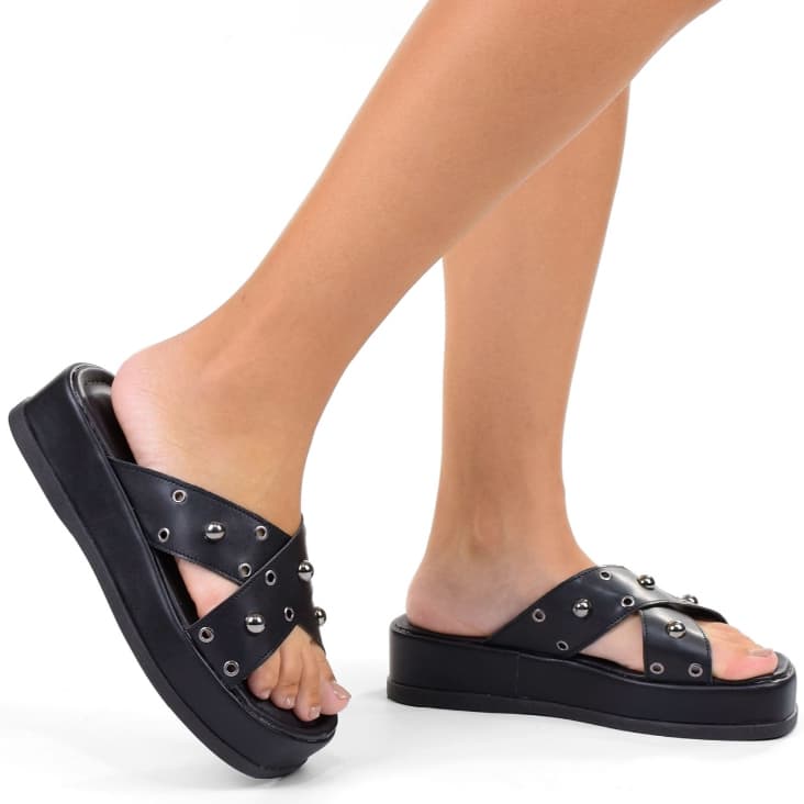 CHINELO FEMININO FLAT CONFORTO SANDALIA PLATAFORMA MODA CONFORT LA VIA