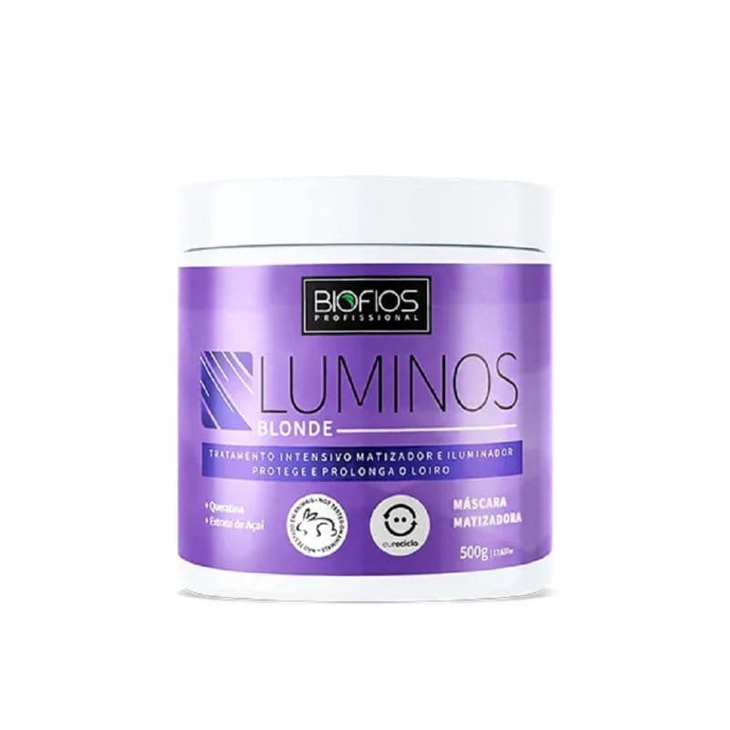Máscara Matizadora Biofios Profissional 500g - Luminos Blonde