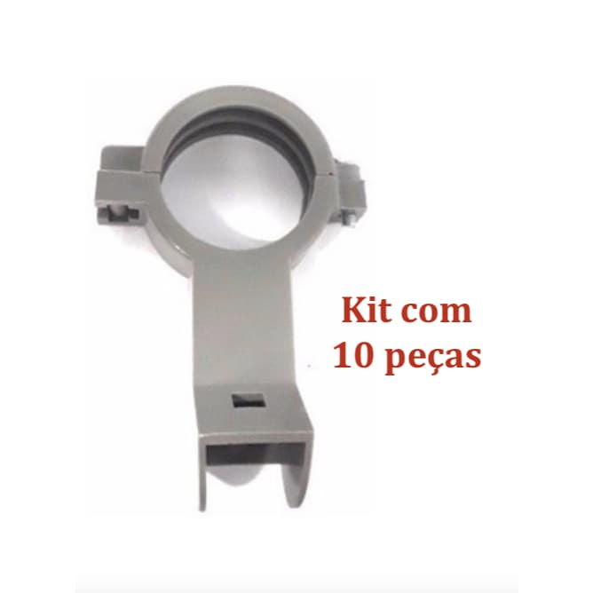 10 - Suportes Flange Abraçadeira Lnbf Ku Lnb 2x2 Cm