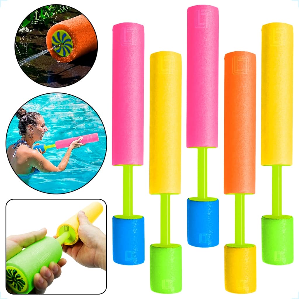 Lança Água brinquedo Infantil Colorido Para Brincar na Piscina E Praia Não Afunda