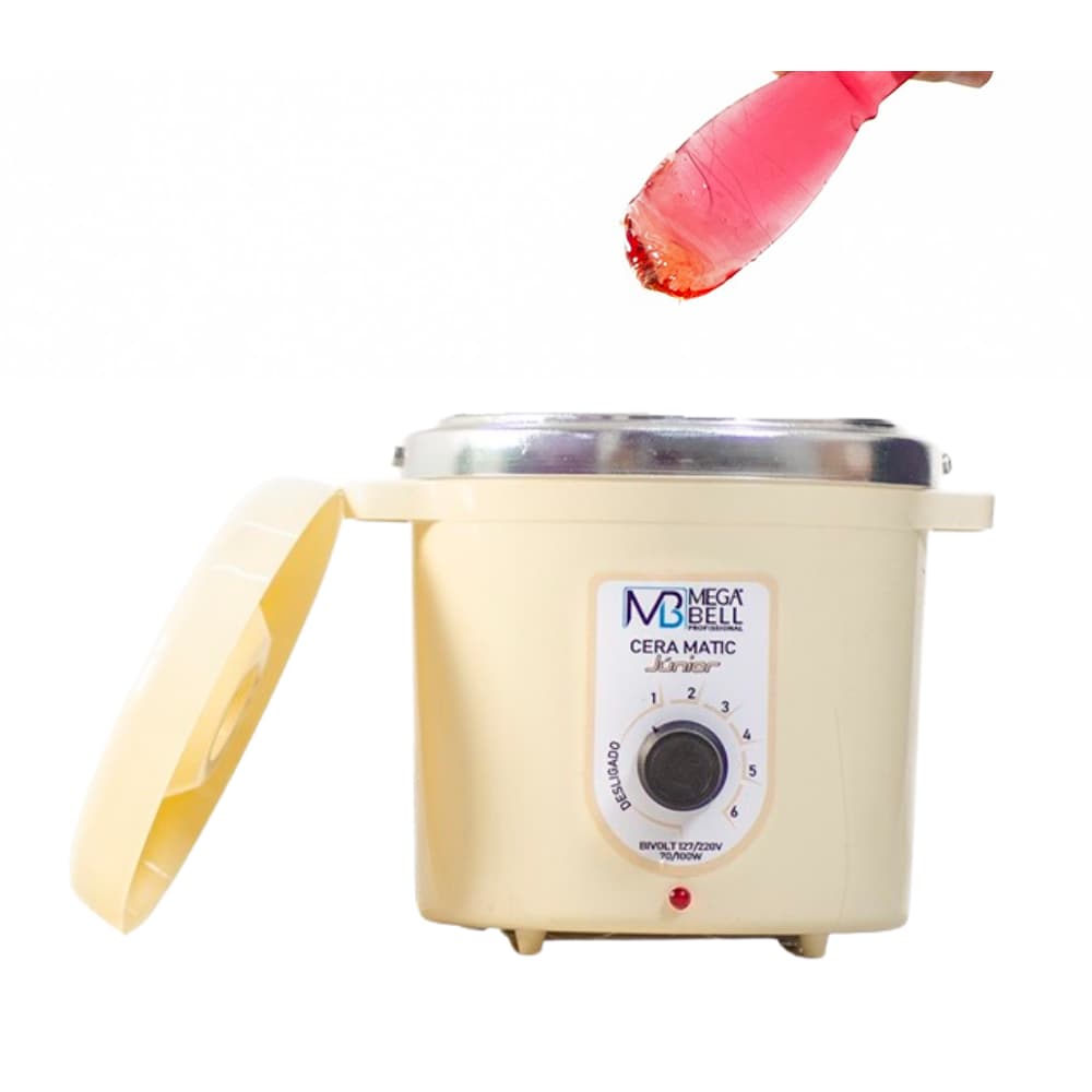 Termocera Aquecedor De Cera 400g Bivolt Sem Refil Bege - Mega Bell (7207 MB)