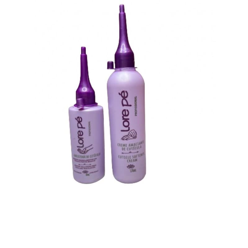 Kit Amolecedor De Cutícula e Amaciante De Cutícula Lore Pé Profissional PRODUTO ORIGINAL 2 itens
