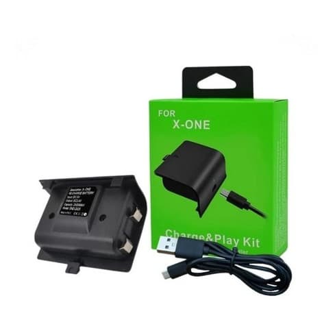 Bateria Carregador Xbox One Cabo Recarregável P/ Controle