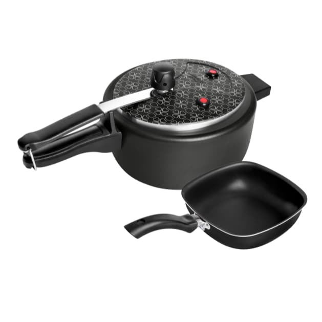 Panela De Pressão Patolux 2,5 Litros Antiaderente Preto