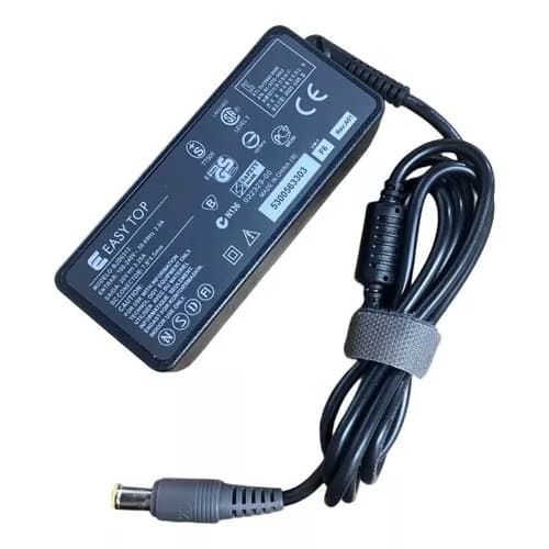 Fonte Carregador Notebook Para Lenovo 20v 3.25a 65w Redondo 40Y7696 Lenovo T60, Z60 Series