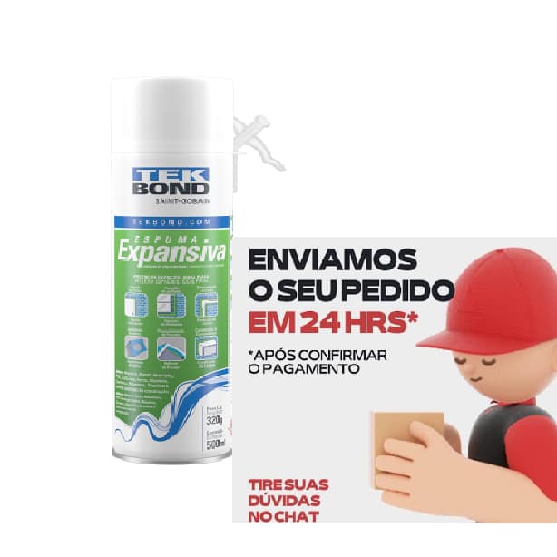 Espuma expansiva de PU 500ml - TEKBOND